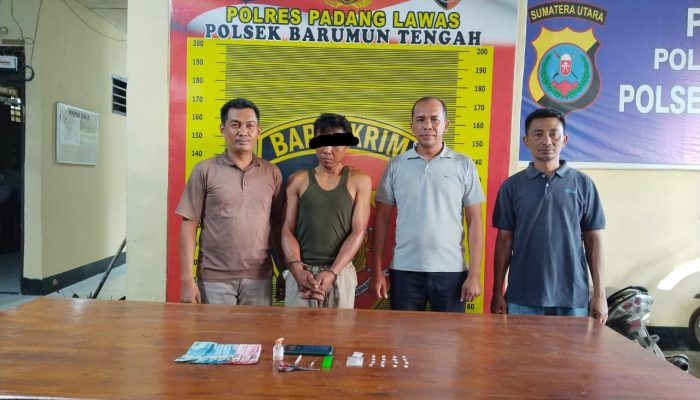 Ungkap Kasus Narkoba, Polsek Barteng Amankan Seorang Pria di Pondok Tukang Rumah