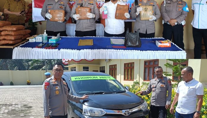 Polres Palas : Pengungkapan Kasus Ganja Seberat 44 Kg dengan Tiga Tersangka