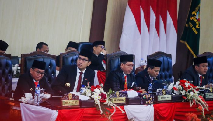 HUT Ke- 80 Kemerdekaan RI,Walikota Medan Bersama Wakil Walikota Hadiri Rapat Paripurna Dengarkan Pidato Kenegaraan Presiden Prabowo Subianto