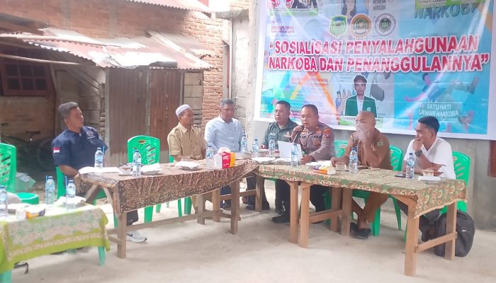 Kapolsek Sosa Polres Palas Sosialisasi Tentang Bahaya Penyalahgunaan Narkoba di Desa Sigala-Gala