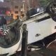 Mobil Mercedes Benz ‘Terbang’ di Jalan SM Raja Medan
