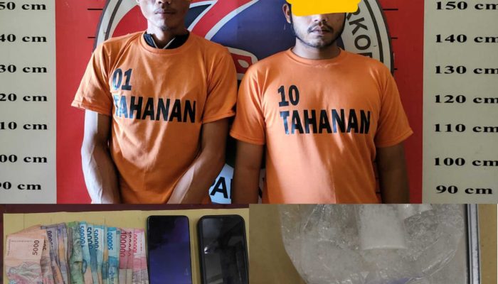 Sempat Buang dan Sembunyikan Sabu: Satresnarkoba Polres Palas Tangkap Dua Pengedar Sabu di Pasar Sibuhuan