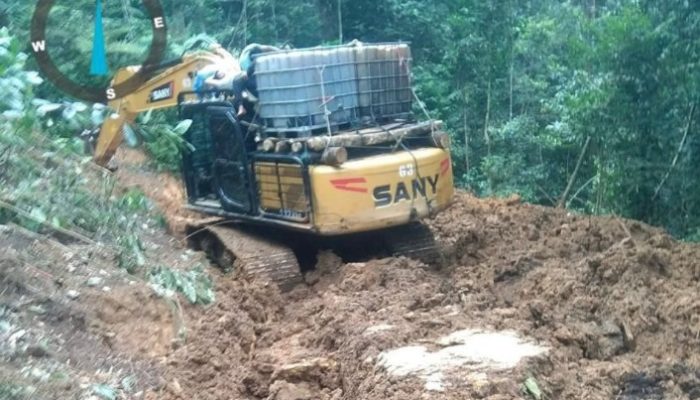 PETI di Area TNBG Aek Nabontar,Terus Berlanjut,Warga : “Ada Keterlibatan Oknum Polres Mandailing Natal”