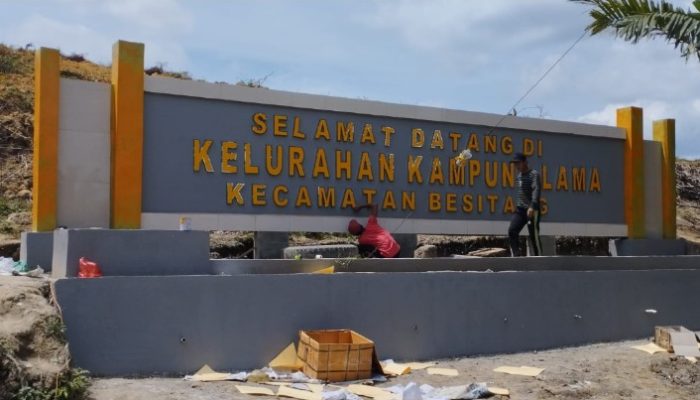 Proyek ADK Kampung Lama Besitang Berjalan Sesuai RAB 2023-2024
