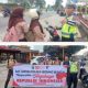 Gugah Rasa Bernegara dan Cinta Tanah Air Serta Keselamatan,Polres Sergai Bagikan Bendera Merah Putih