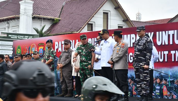 Pangdam I/BB Lepas Patroli Gabungan Simpatik, Bawa Misi Sosial untuk Warga Medan