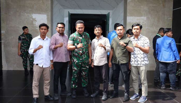 Silaturahmi Dengan Para Ketua Organisasi Kepemudaan dan Kemahasiswaan, Pangdam I/BB Ajak Jaga Sumut Kondusif