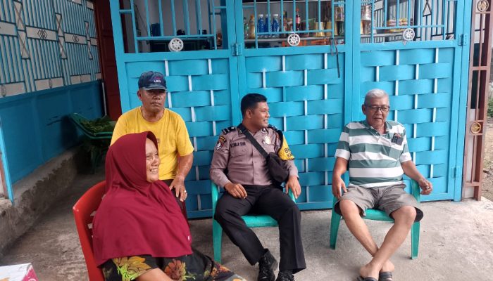 Sebagai Bentuk Silaturahmi Dengan Masyarakat, Bhabinkamtibmas Aktif Sambang Tatap Muka