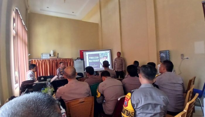 Sat Binmas Polres Palas Laksanakan Latkatpuan Strategi Pengemban Polmas