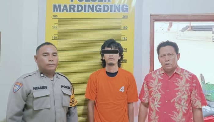Polsek Mardingding Ringkus Residivus Penganiayaan dan Pencurian