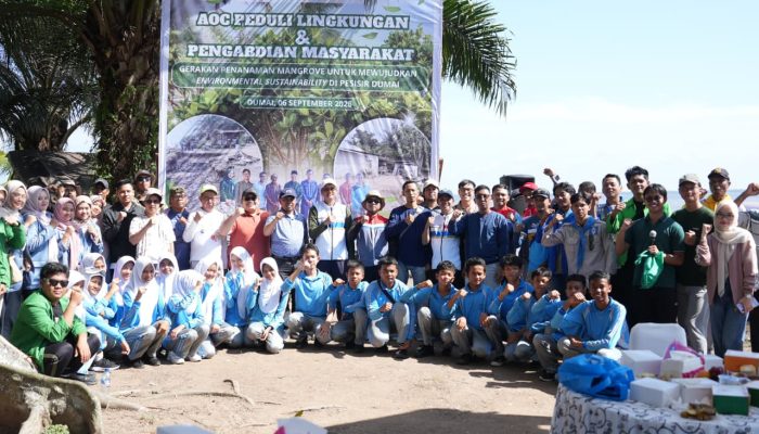 Selamatkan Pesisir Mundam-Dumai, Riau, UPER Galang Kolaborasi dengan Industri dan Pemerintah Daerah