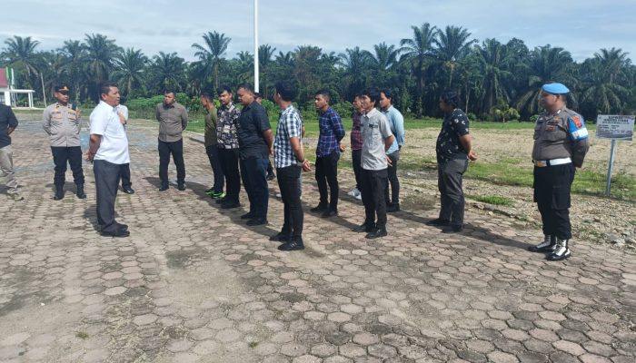 Kasat Reskrim Memimpin Apel Pagi Operasi Kancil di Mapolres Padang Lawas