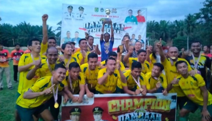 Seru Final Piala Dambaan Kemerdekaan 2025.Coffe FC Vs PSPB, Juara I Coffe FC Melalui Adu Pinalti Skor 8 – 6