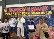 Atlit Karate Pakpak Bharat Berhasil Bawa Emas Di Kejuaraan Piala Ketua Forki Simalungun