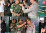 Kapolres Padang Lawas Pimpin Jajarannya Datangi Kantor Koramil 08/Barumun-Kodim 0212/Tapsel Bawa Kejutan