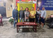Polsek Barteng Bekuk Pengedar Sabu Bersama Barang Buktinya