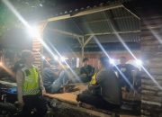 Jaga Kamtibmas, Personil Polsek Sosa Lakukan Pengamanan Pasar Malam