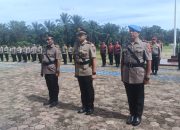 Kapolres Pimpin Upacara Pelantikan dan Sertijab Kabag Log, Kasat Intel, dan Kasi Propam Polres Palas