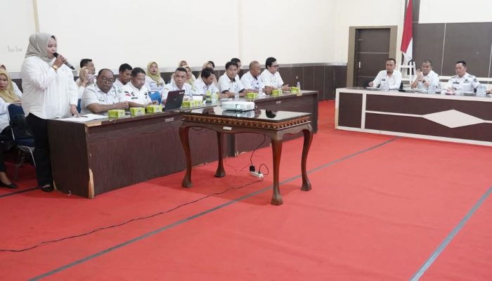 Bupati Palas Pimpin Rapat Percepatan SPI KPK di Kabupaten Palas
