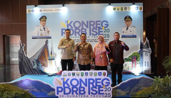 Konreg PDRB-ISE Se-Sumatera Tahun 2025 “Integrasi Statistik Sosial Ekonomi Untuk Perencanaan Pembangunan Yang Responsif dan Tepat Sasaran
