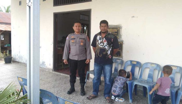Wujudkan Kegiatan Ibadah yang Aman dan Kondusif, Polsek Barteng Laksanakan PAM Rumah Ibadah