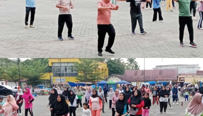 Program Rutin Pemkab Palas, Senam Bersama Masyarakat dan Pemerintah Setiap Hari Minggu