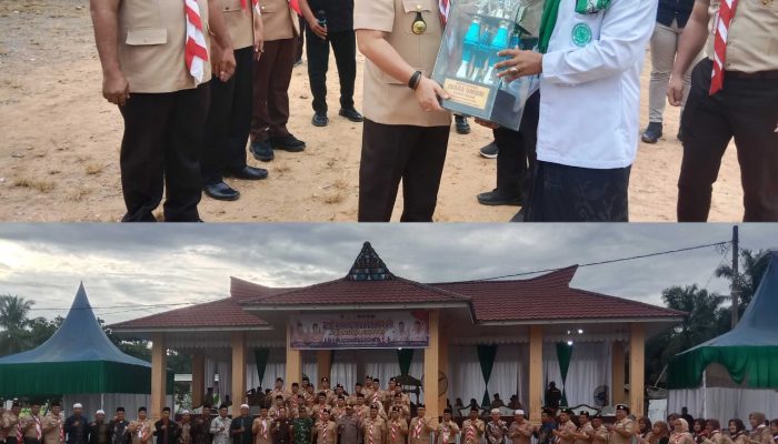 PMA Resmi Membuka Perkemahan Pramuka Santri Kwarcab Gerakan Pramuka Palas dalam Rangka HSN 2025