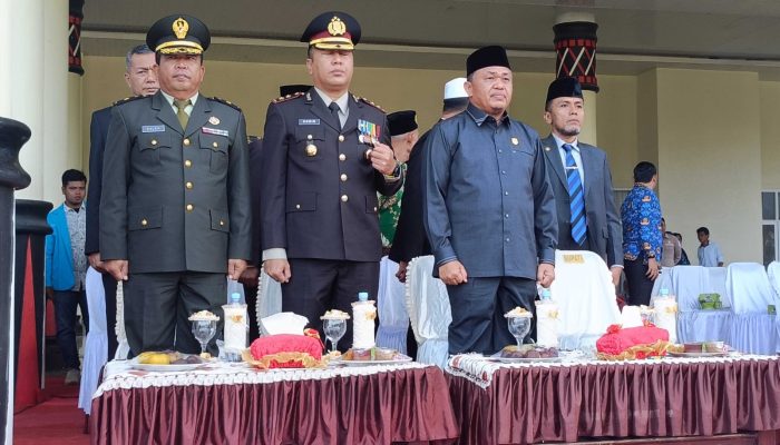 Kapolres Palas Hadiri Upacara Peringatan Hari Sumpah Pemuda ke-97 yang di gelar Pemkab Palas