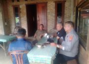 Menjaga Kamtibmas yang Kondusif, Polisi Lakukan Sambang Desa Tatap Muka Dengan Warga