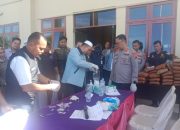 Ketua BSPPL Hadiri Pemusnahan Barang Bukti Narkoba di Polres Palas