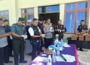 Satresnarkoba Polres Palas Musnahkan Barang Bukti Narkotika di Mapolres Palas