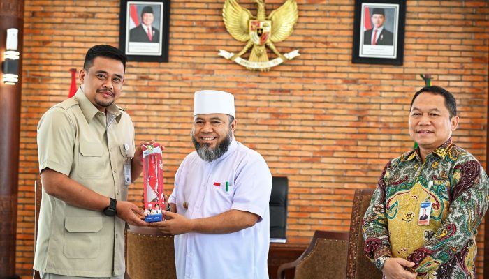 Terima Gubernur Bengkulu, Bobby Nasution Ajak Kolaborasi