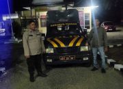 Polsek Barumun Tengah Giat Patroli Blue Light Dan Patroli Dialogis, Libatkan Warga Jaga Kamtibmas