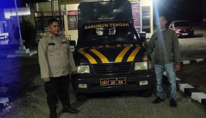 Polsek Barumun Tengah Giat Patroli Blue Light Dan Patroli Dialogis, Libatkan Warga Jaga Kamtibmas
