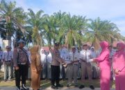Kapolsek Sosa Pimpin Upacara Dalam Program Bertajuk “Police Goes to School”
