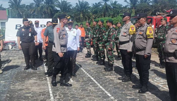 Kapolres Palas Pimpin Apel Kesiapan Tanggap Darurat Bencana Kabupaten Palas Tahun 2025