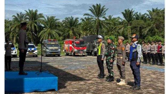 Polres Palas Gelar Apel Pasukan Operasi Zebra Toba 2025