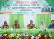 Wabup Resmi Buka Pelatihan SOP di Lingkungan Pemkab Palas
