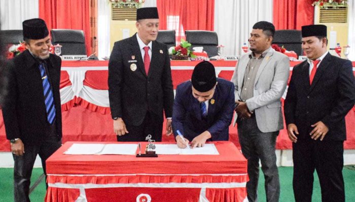 Penandatangan Nota Kesepakatan Tentang Kebijakan Umum APBD,Prioritas dan PPAS Tahun Anggaran 2026