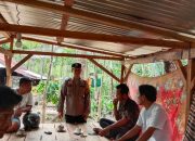 Lewat Sambang dan Tatap Muka Bhabinkamtibmas Ajak Warga Wujudkan Kamtibmas Kondusif