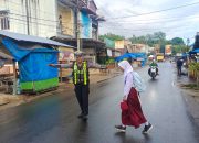 Atur Lalin Agar Lancar, Polsek Sosa Rutin Gelar PAM Padat Pagi