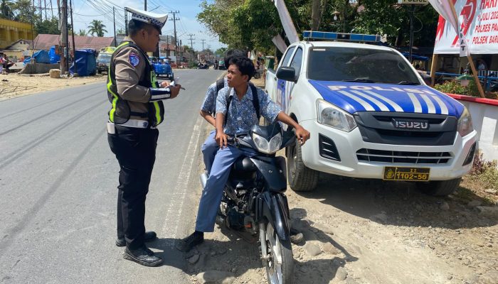 Gelar Operasi Zebra 2025, Satlantas Polres Palas Gencarkan Himbauan Keselamatan dan Teguran