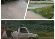 Akibat Hujan Berkepanjangan di Sergai, Sungai Bahilang dan Sibarani Meluap, Tiga Desa di Sergai Terendam Banjir