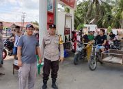 Personil Polsek Barumun Tingkatkan Giat Patroli dan Pengamanan Objek Vital dengan sasaran SPBU Wilayah Hukumnya