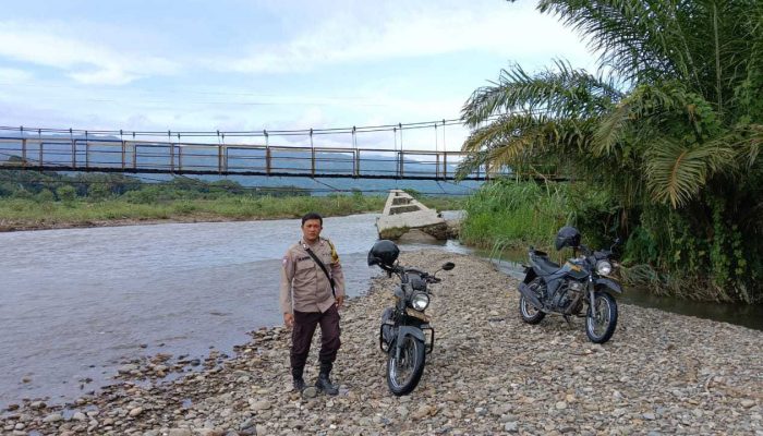 Antisipasi Dini Bencana, Polsek Barumun Gelar Patroli Wilayah Rawan
