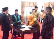 Bupati Lantik dan Kukuhkan JPTP, Auditor dan Jabatan Fungsional dilingkungan Pemkab Palas