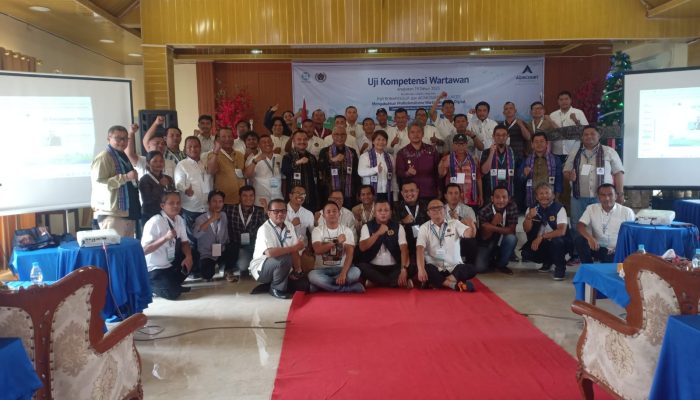 PWI Bona Pasogit -Agincourt Resources Gelar UKW , Ketum PWI Tularkan Semangat Wartawan tak Surut di Tengah Duka Bencana