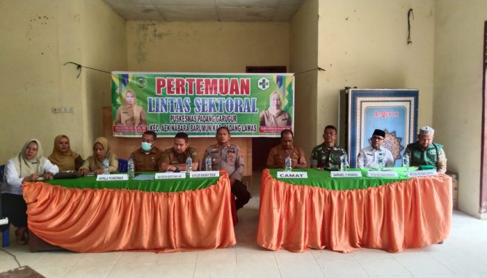 Kapolsek Barumun Tengah Hadiri Kegiatan Mini Lintas Sektoral Tingkat Kecamatan