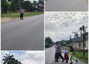 Personil Polsek Sosa Gelar Pelaksanaan Pengaturan Lalu Lintas Pagi