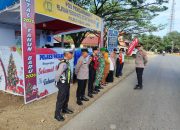 Kapos Pam Pimpin Apel Pagi di Pospam II Sosa